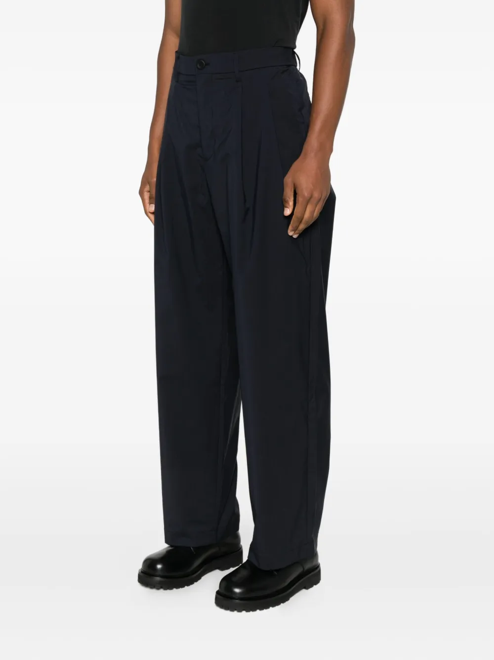 Norse Projects Broek met ritssluiting Blauw