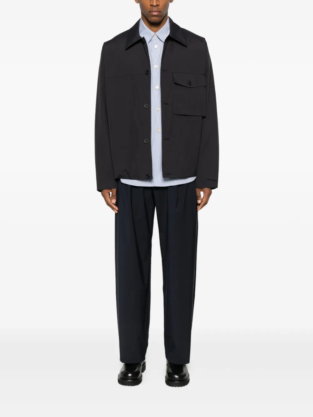 Norse Projects Broek met ritssluiting - Blauw