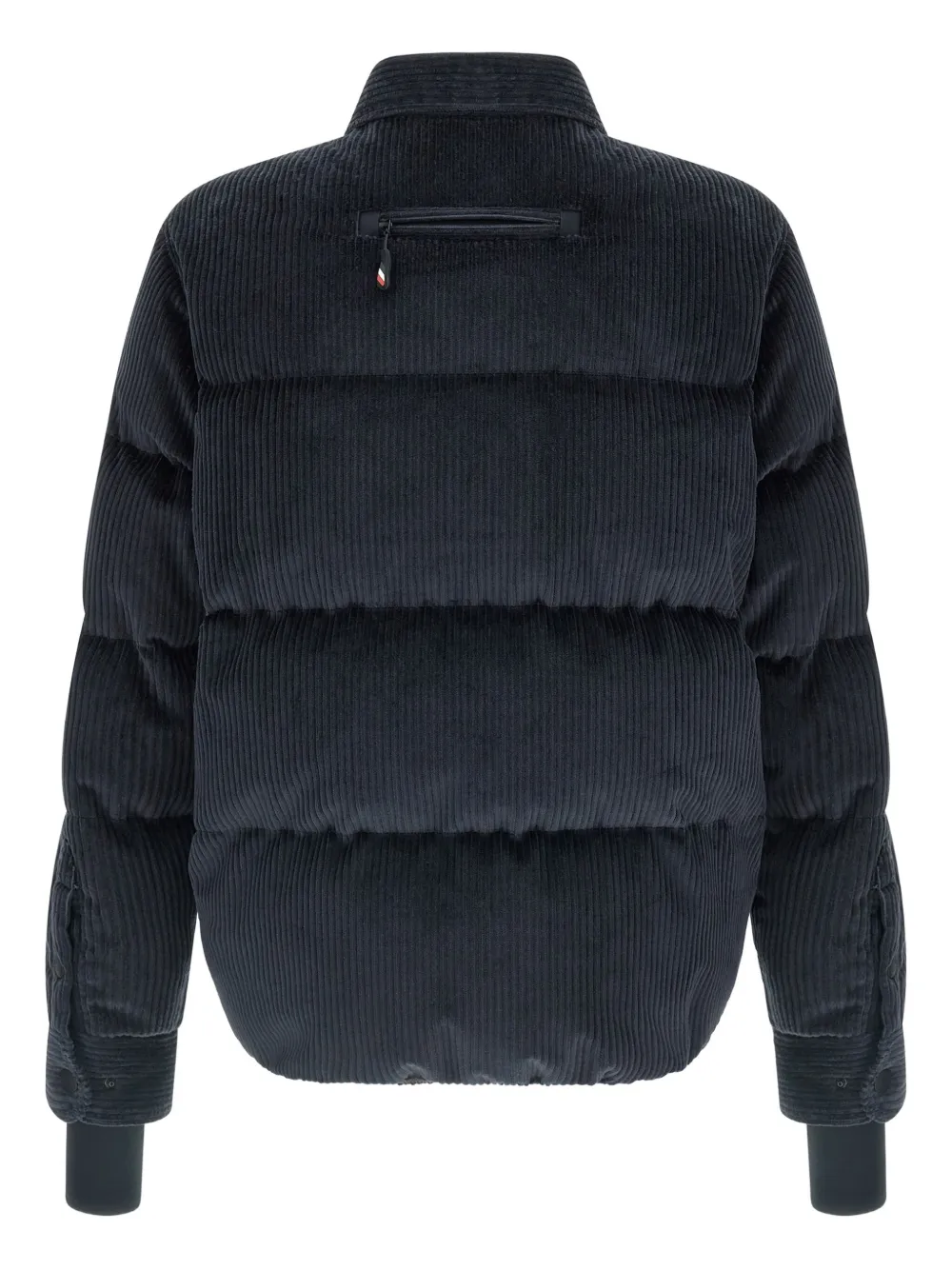 Moncler Grenoble Elgon corduroy down ski jacket - Blauw