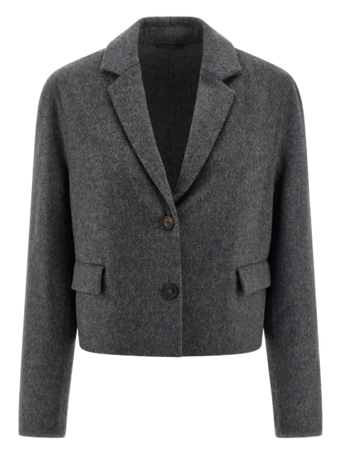 Brunello Cucinelli single-breasted wool  blazer