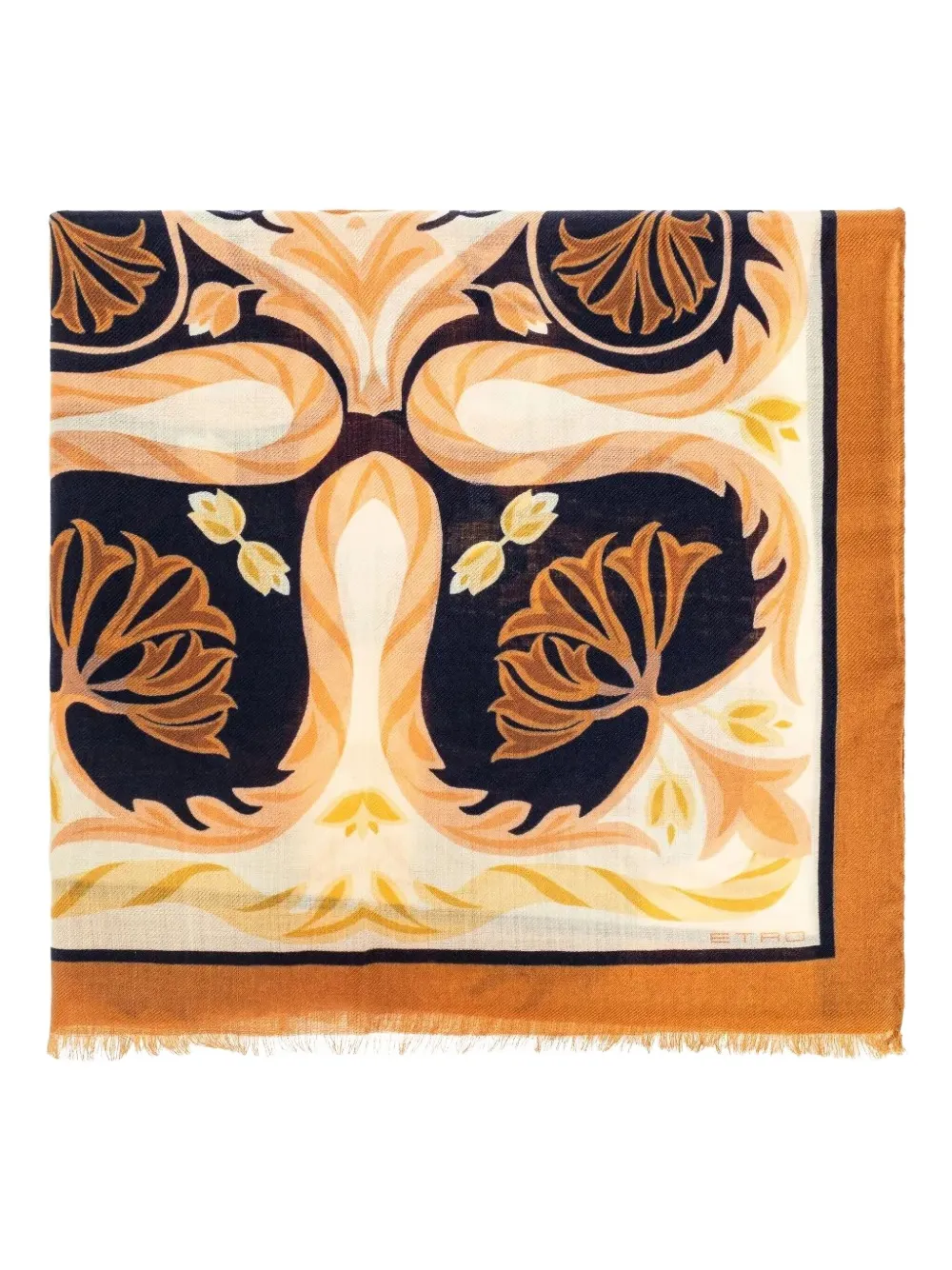 ETRO Sciarpa con frange - Toni neutri