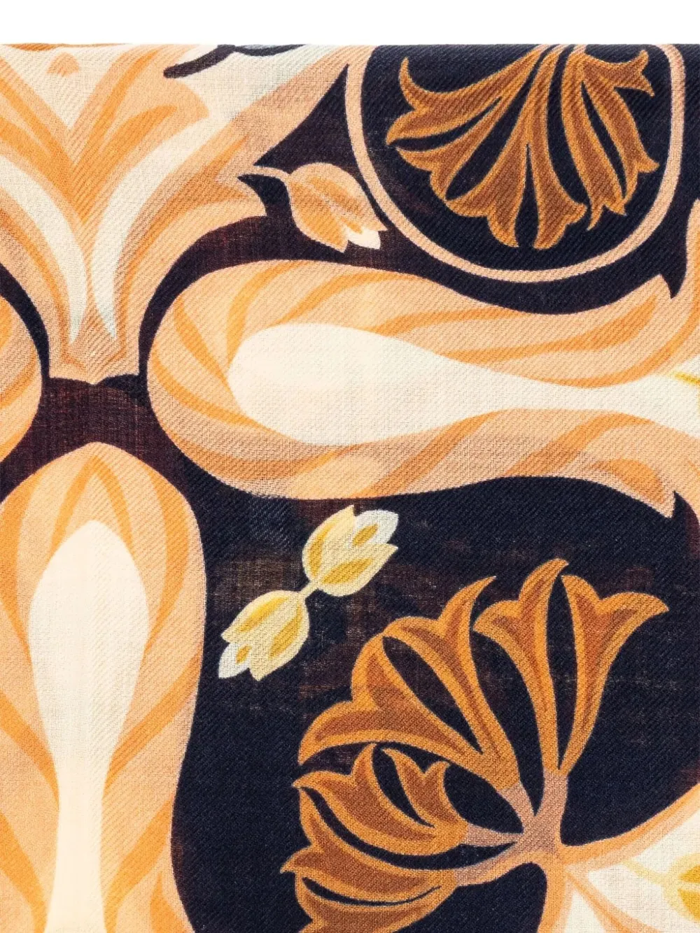 ETRO Sjaal met franje - Beige