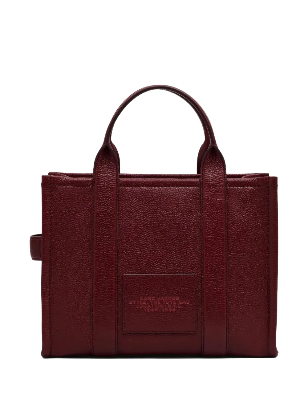 Marc Jacobs Medium Leather Tote Bag In Red
