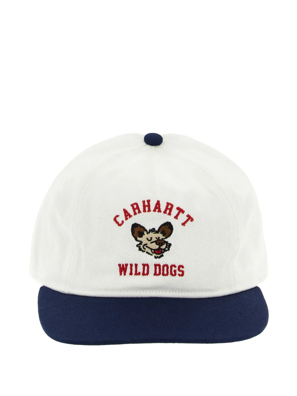 Carhartt WIP Wild Dog embroidery cap - Bianco