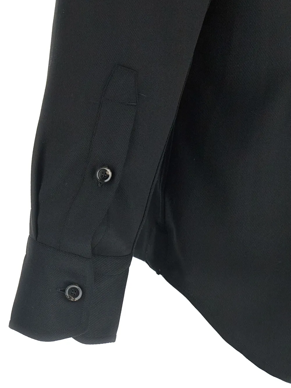 Brioni Overhemd met borstzakken en knoop Zwart