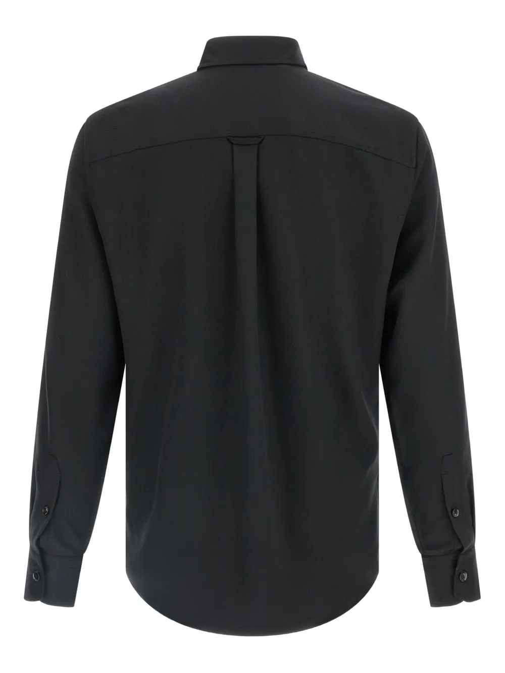 Brioni chest-pockets button military shirt - Zwart