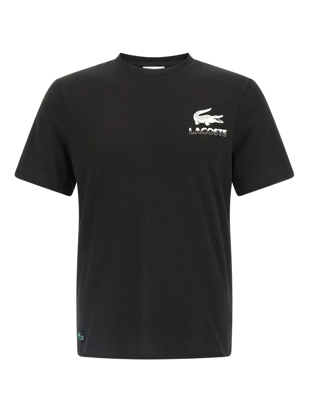 Lacoste camiseta de algodón con logo estampado | negro | Image 1