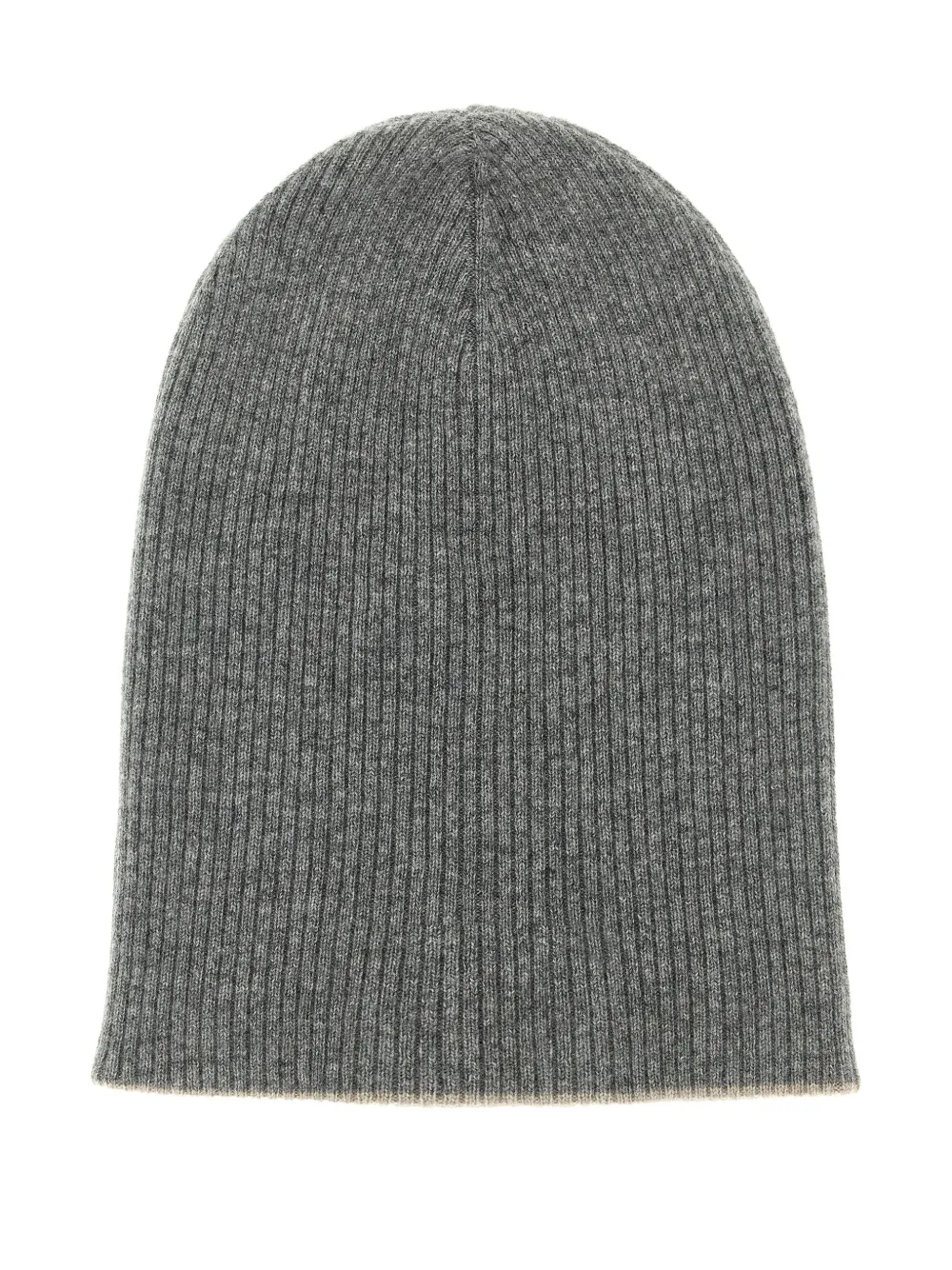 Brunello Cucinelli reversible ribbed cashmere beanie hat | Image 2
