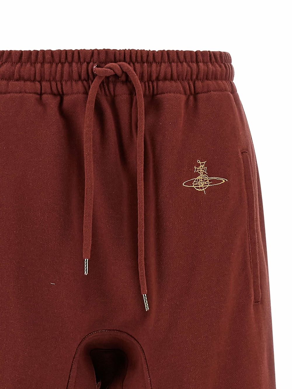 Vivienne Westwood Casual Joggers Featuring Elastic Waistband In Brown