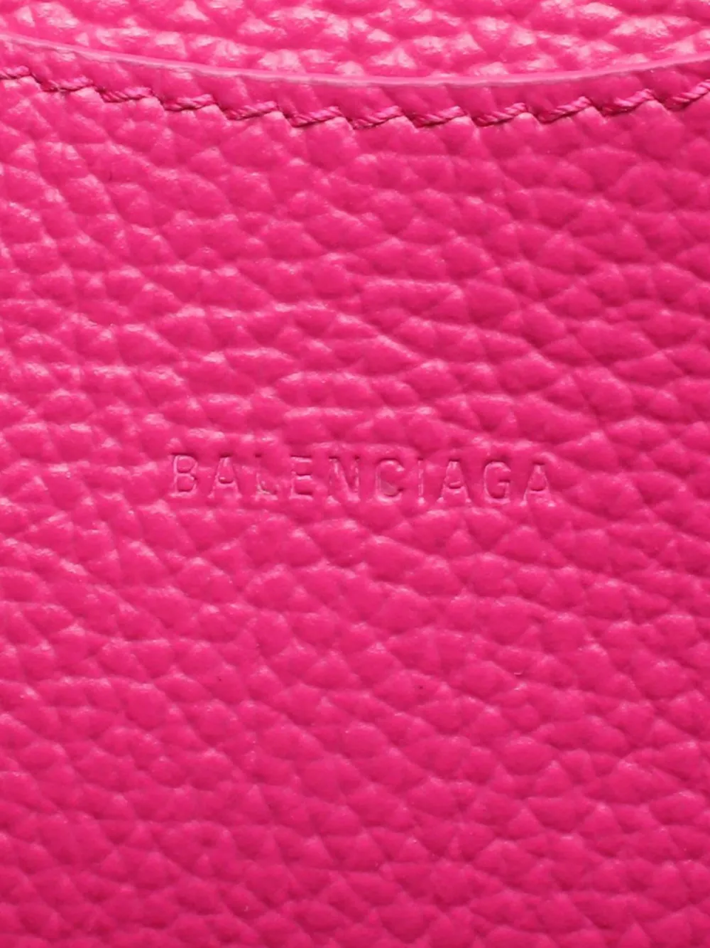 Pre-owned Balenciaga 2010-2025 Nano Grained Calfskin Neo Classic City Satchel In Pink