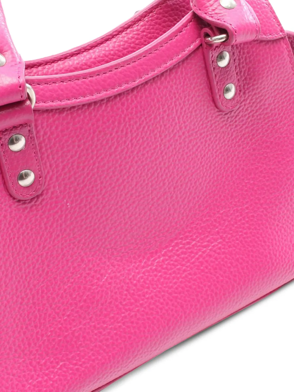  Balenciaga Pre-owned Bolso Satchel Neo Classic City Nano De Piel De Becerro Granulada 2010-2025 - Rosa 