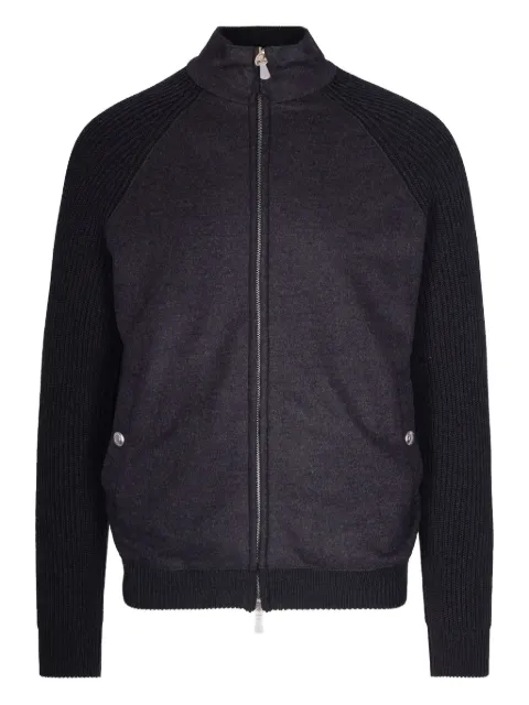 Eleventy ribbed panelled jacket