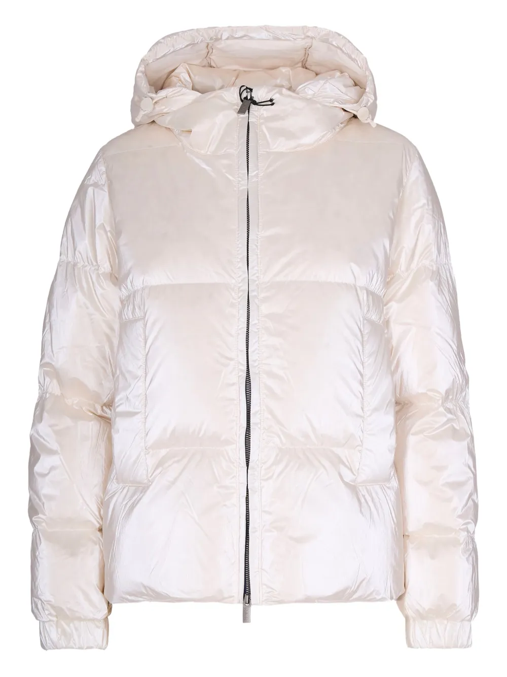 K-Way hooded puffer jacket | Neutrals | Image 1