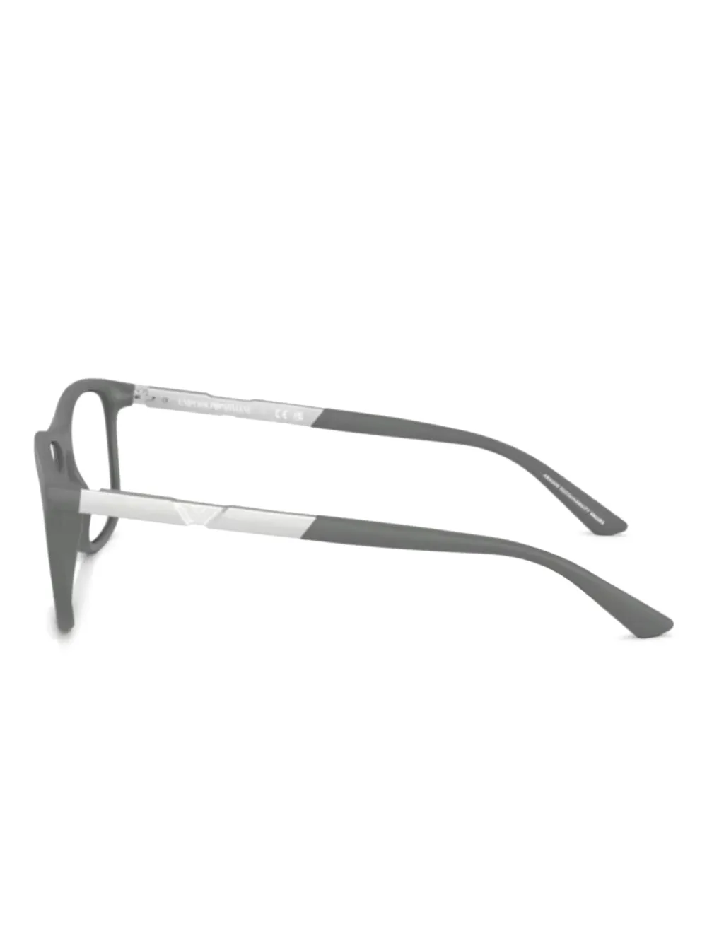 Emporio Armani Bril met vierkant montuur Grijs