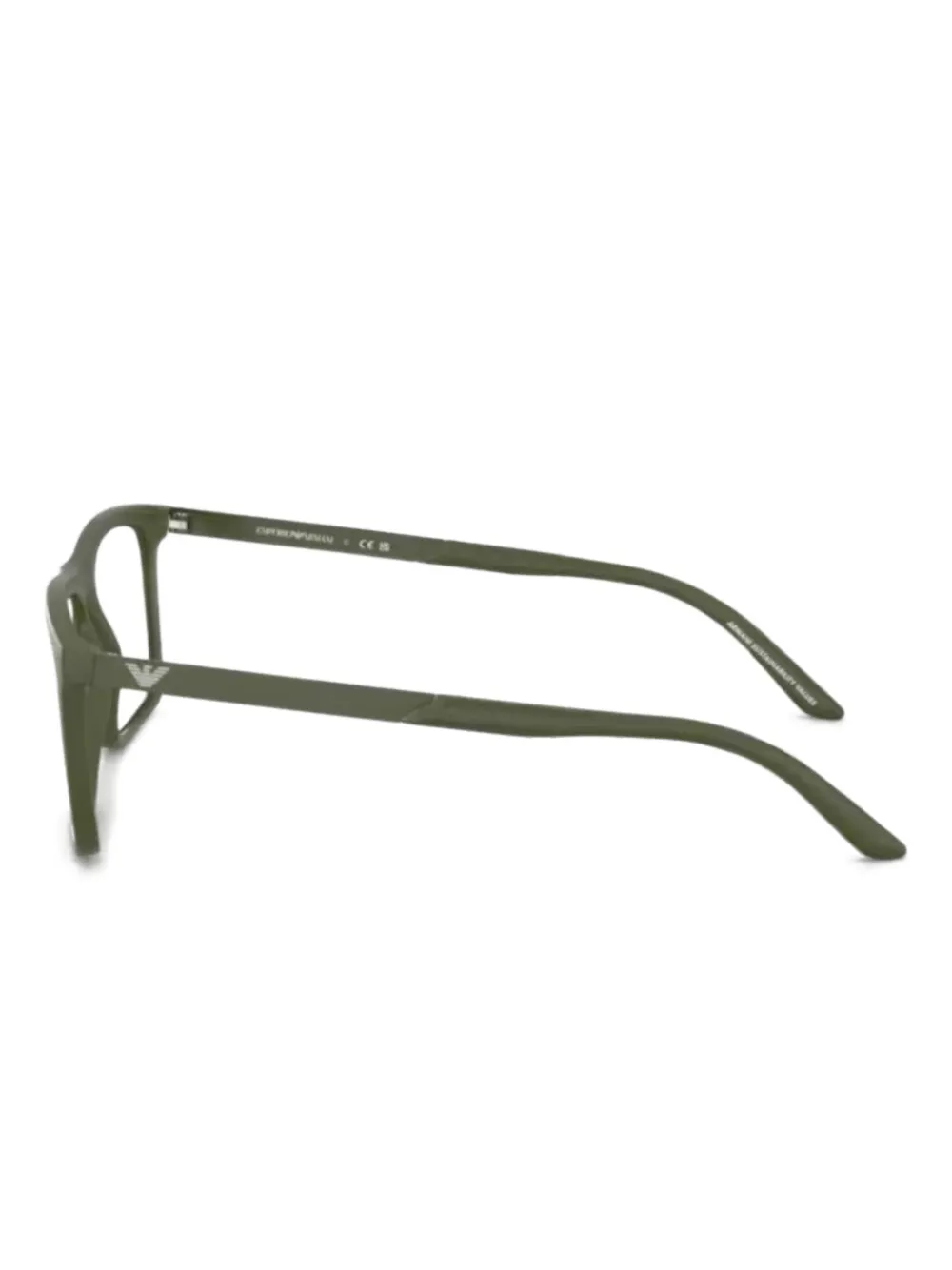 Emporio Armani Bril met vierkant montuur Groen