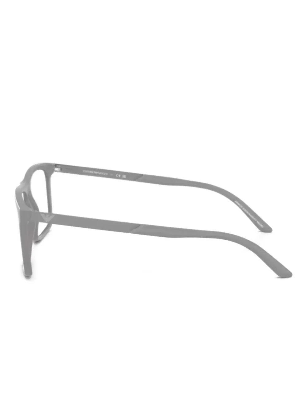 Emporio Armani Bril met vierkant montuur Grijs