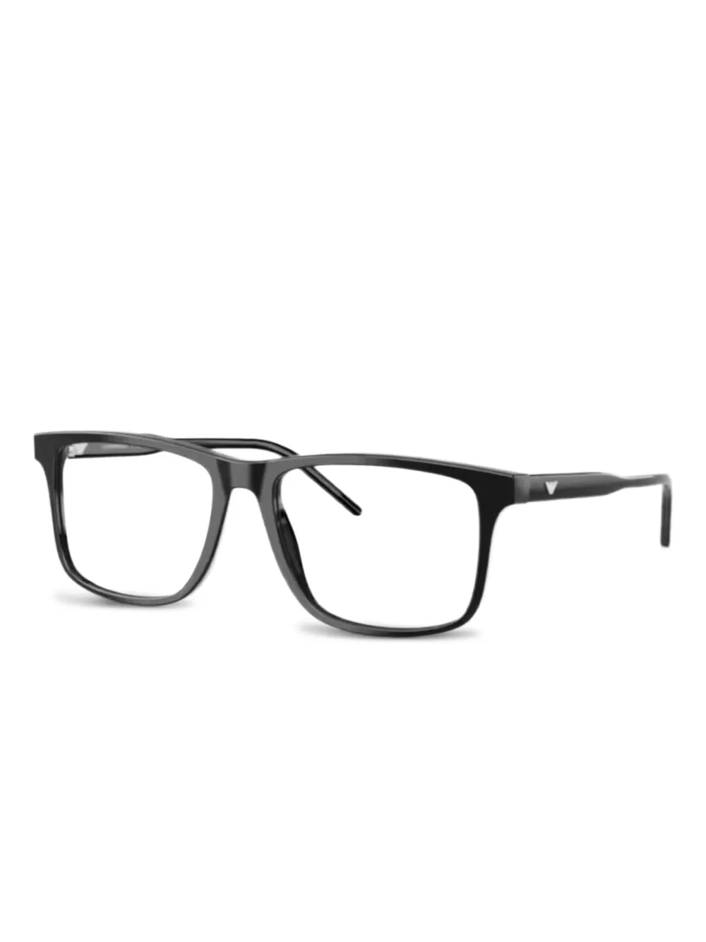 Emporio Armani lentes con armazón rectangular | negro | Image 1
