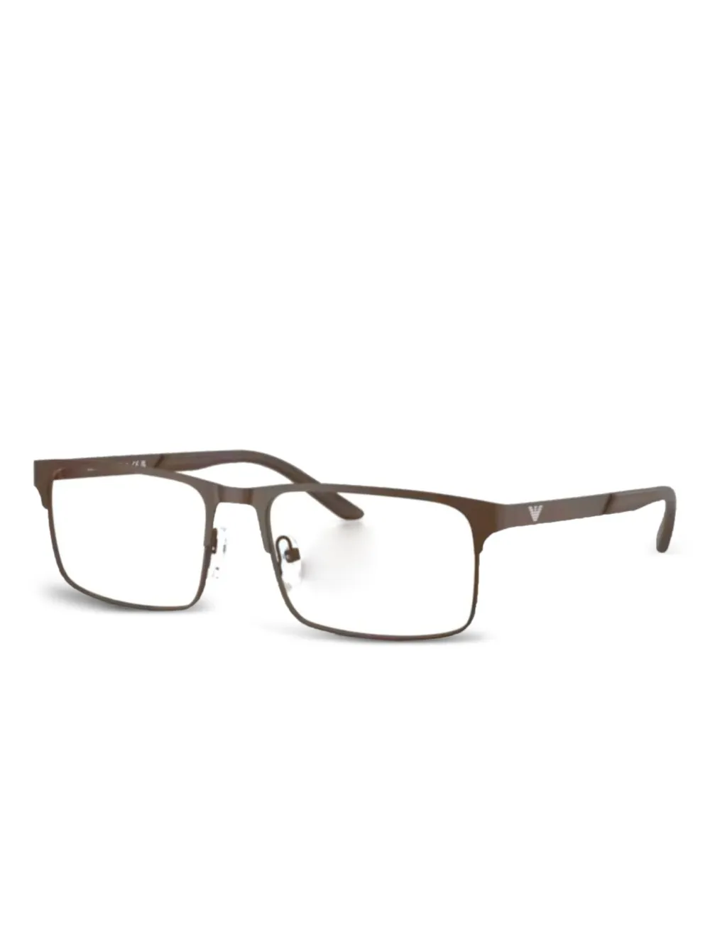 Emporio Armani square-frame glasses | Brown | Image 1