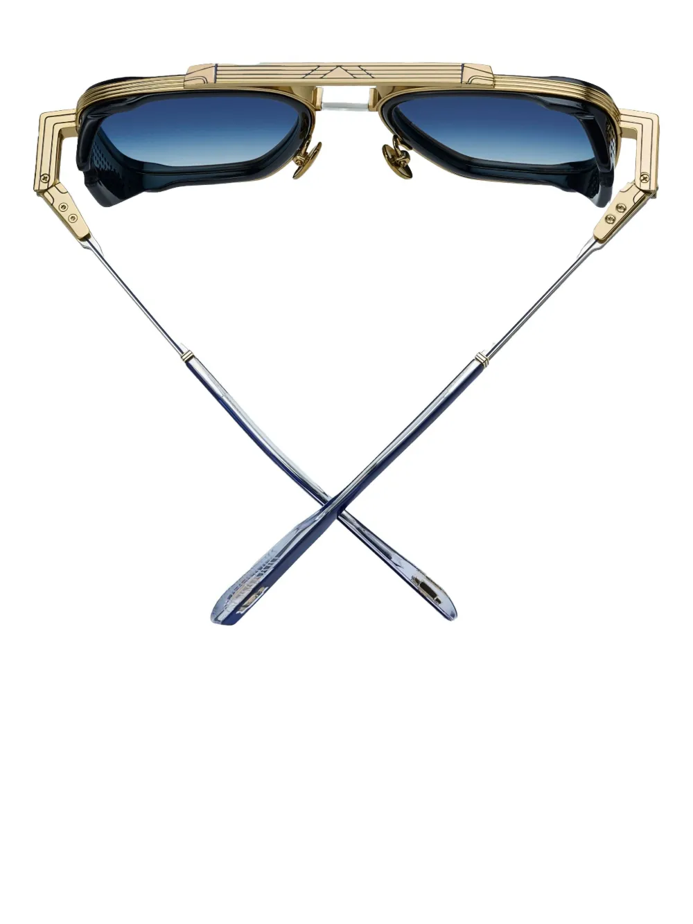 T Henri Eyewear C2 zonnebril met vierkant montuur Blauw