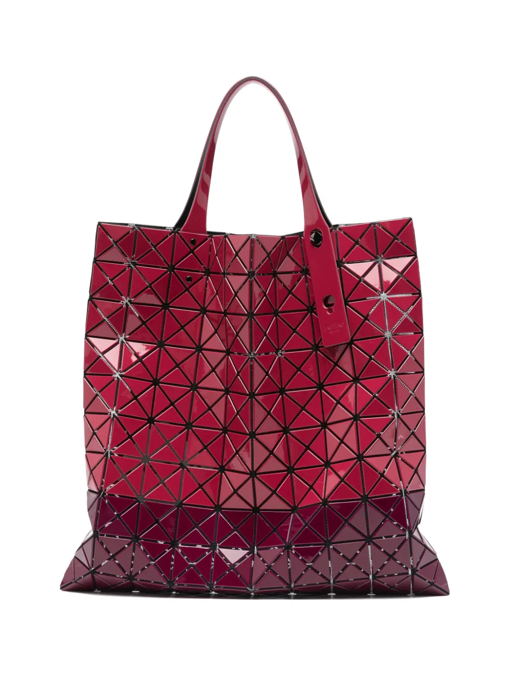 Bao Bao Issey Miyake Geometric-pattern Tote Bag In Red