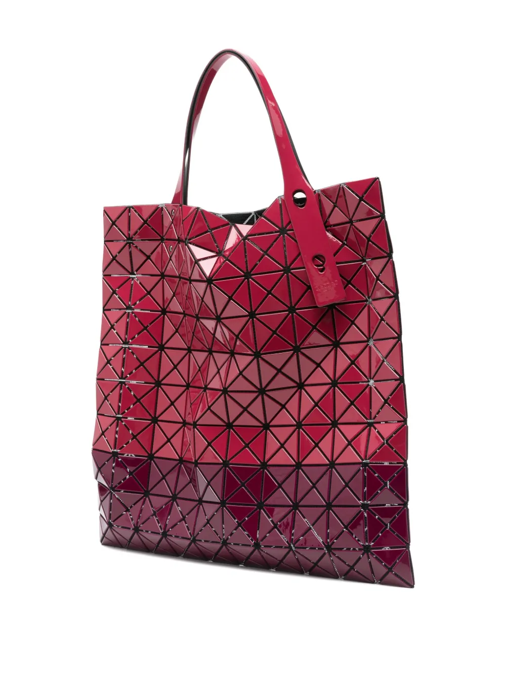 Bao Bao Issey Miyake Geometric-pattern Tote Bag In Red