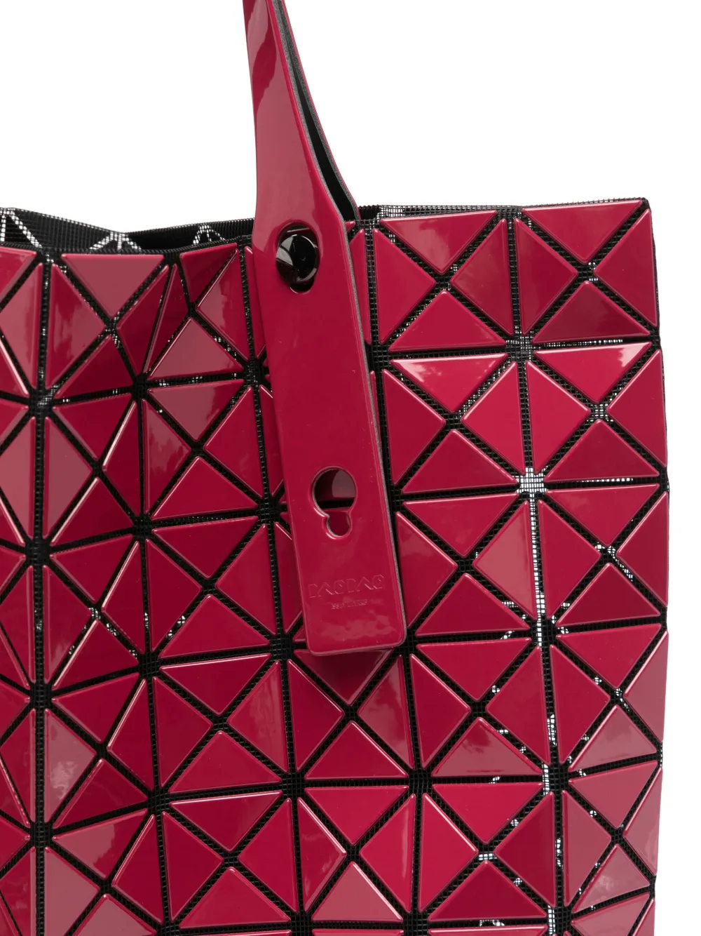 Bao Bao Issey Miyake Geometric-pattern Tote Bag In Red