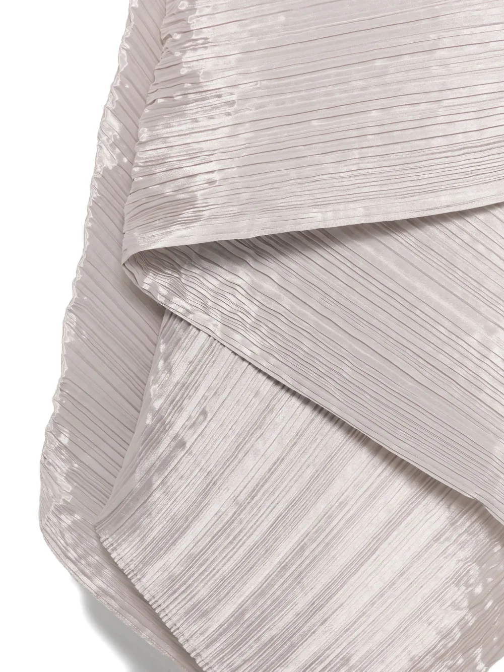 Pleats Please Issey Miyake pleated scarf - Beige