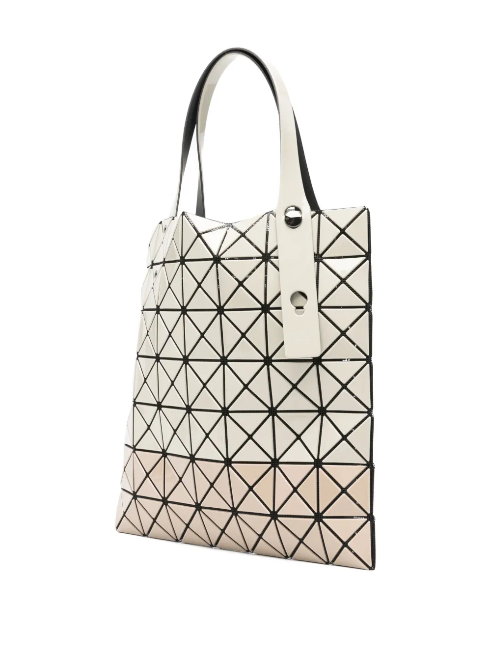 Bao Issey Miyake Shopper met geometrische vlakken Beige