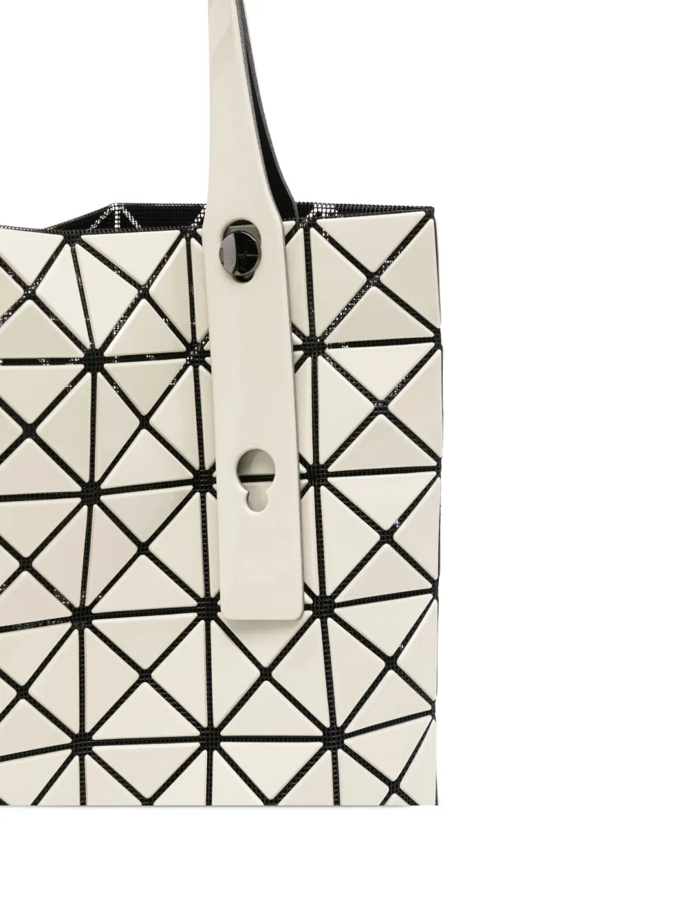 Bao Issey Miyake Shopper met geometrische vlakken Beige