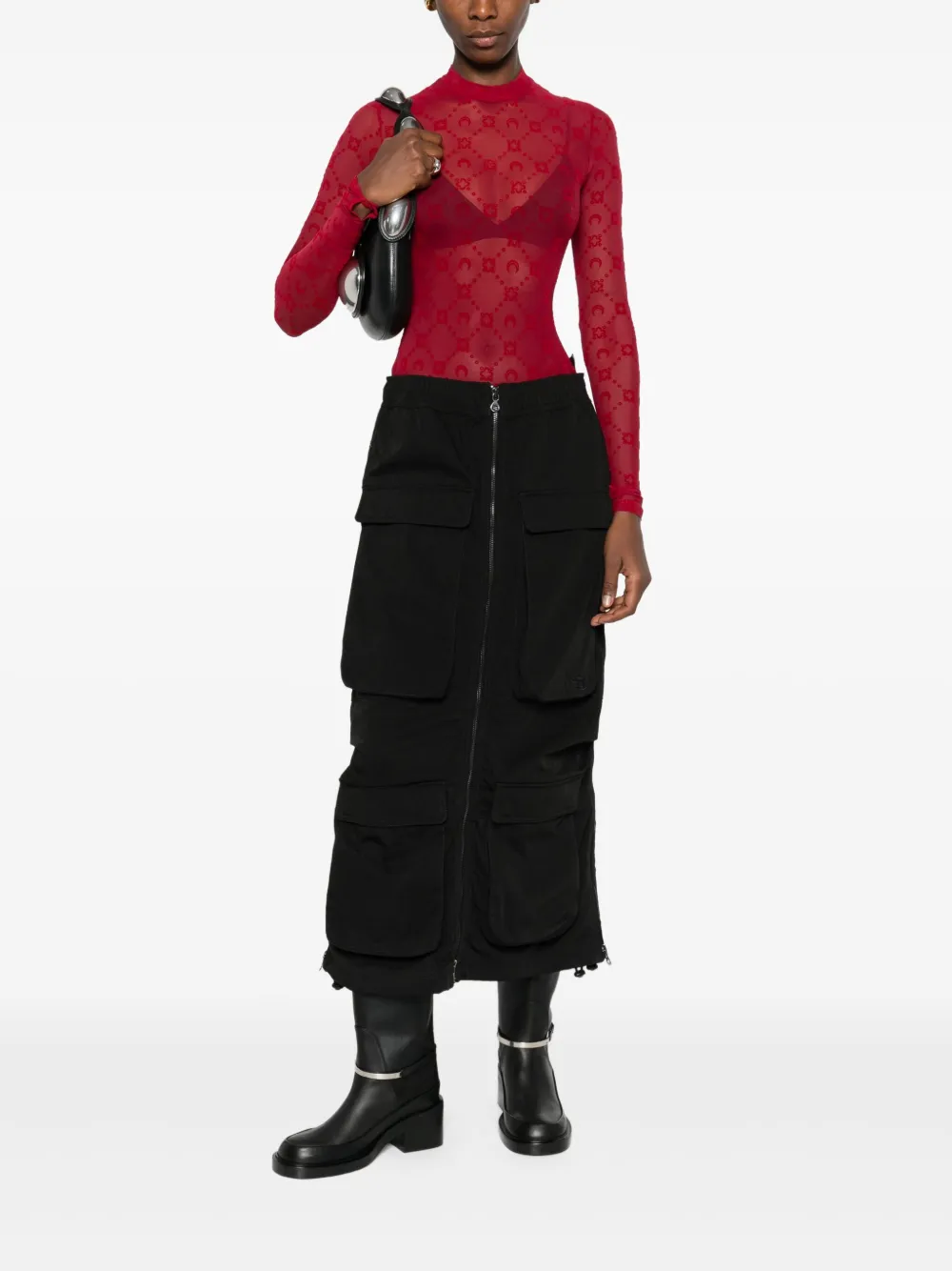 Marine Serre long-sleeve patterned top | T-Shirts & Jersey Shirts | Image 2