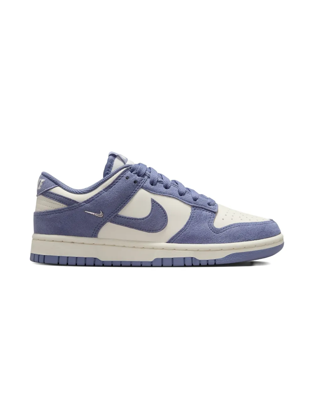 Nike Kids Dunk Low mini-Swoosh sneakers - Wit