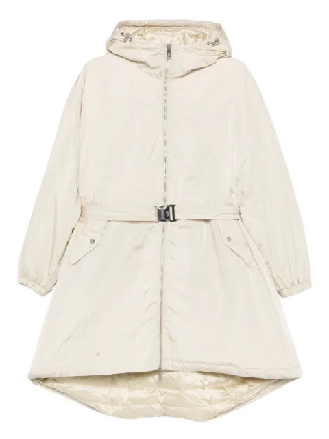 Add abrigo con cinturón y capucha