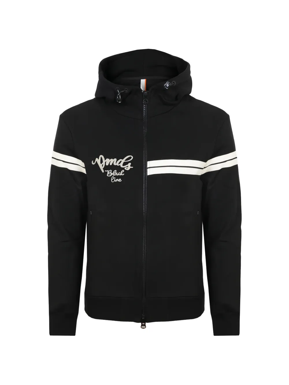PMDS stripe hoodie - Nero