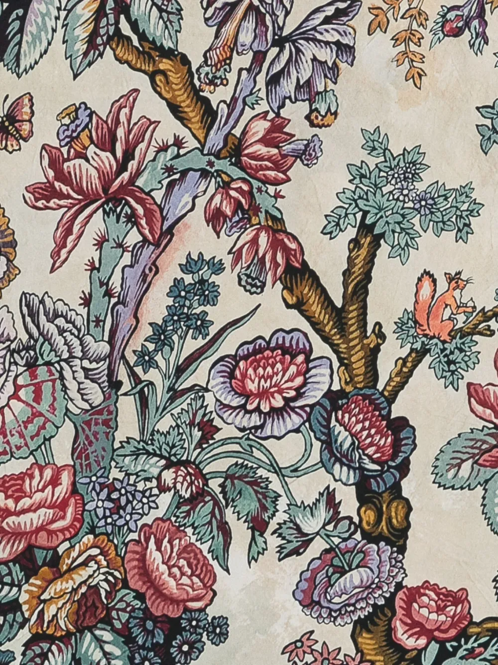 Pierre-Louis Mascia floral fringed scarf - Beige