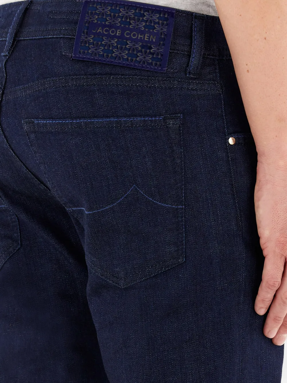 Jacob Cohen Academy Buttoned Jeans In Black