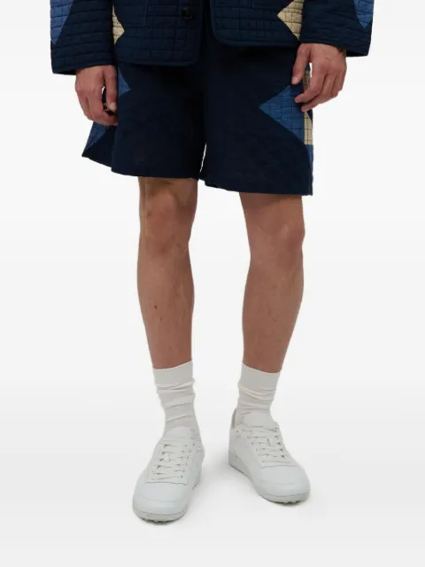 A.P.C. shorts capitonados con motivo geométrico