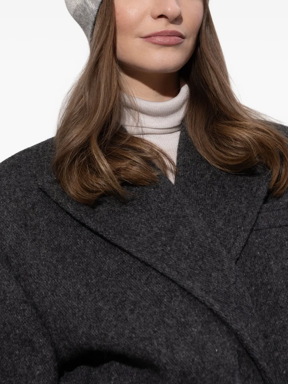 Coach Maxi Signature Logo-pattern Beanies In Gray