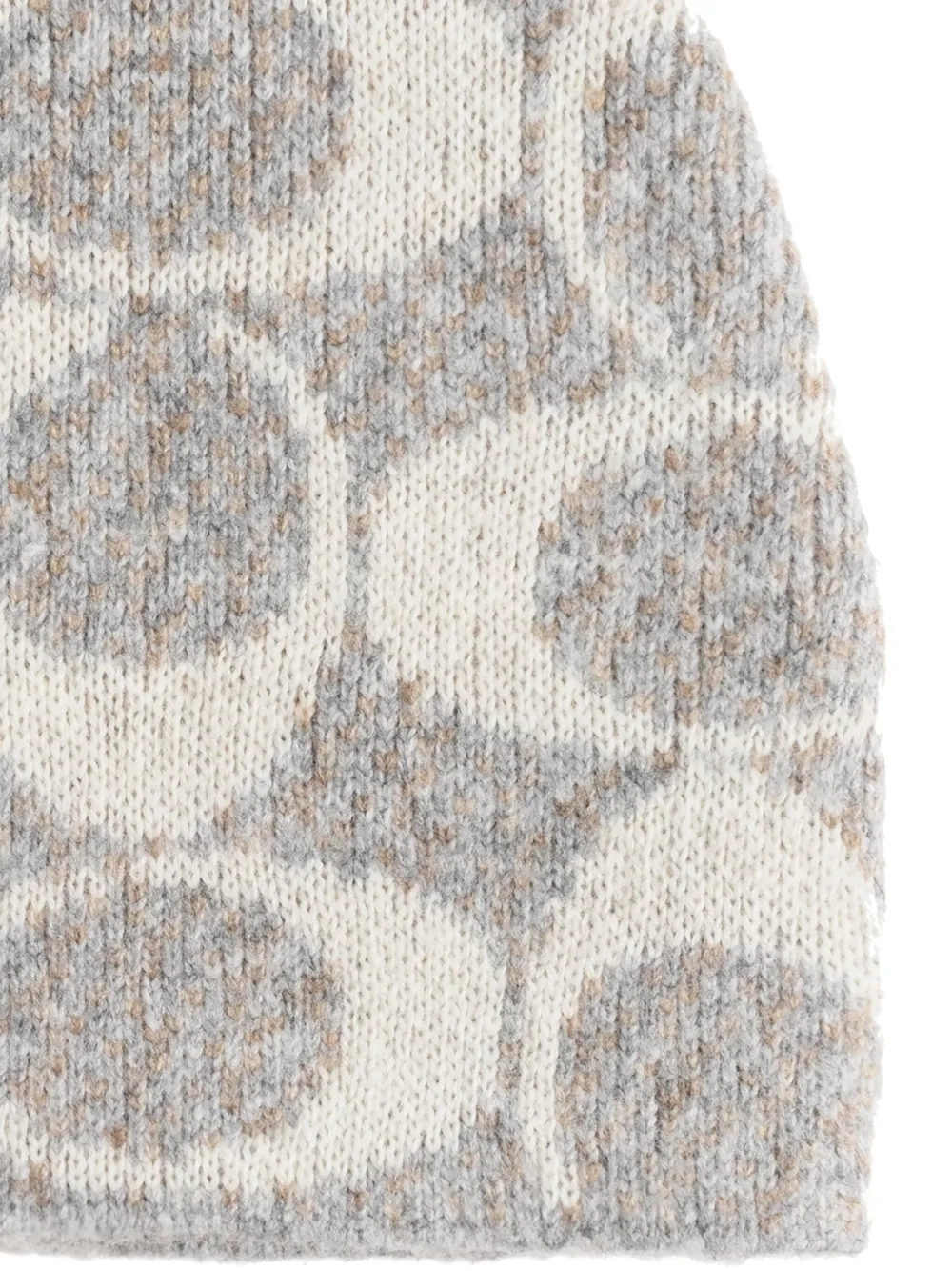 Coach Maxi Signature Logo-pattern Beanies In Gray