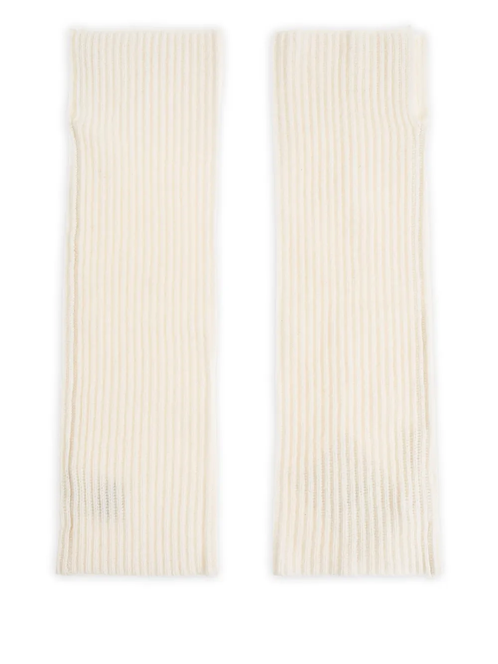 Lisa Yang ribbed gloves | Neutrals | Image 1