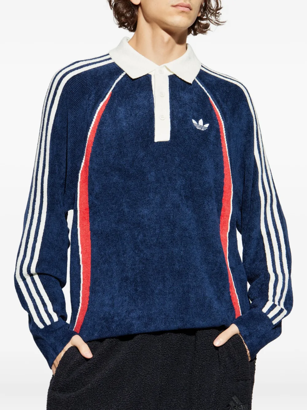 adidas Retro Remix Teamgeist polotrui Blauw