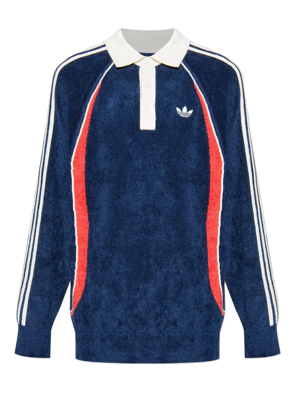 adidas Retro Remix Teamgeist polo sweater | Blue | Image 1