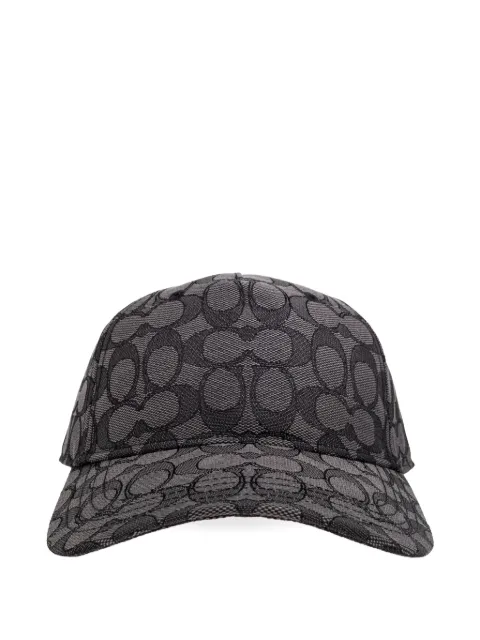 Coach logo-buckled cap