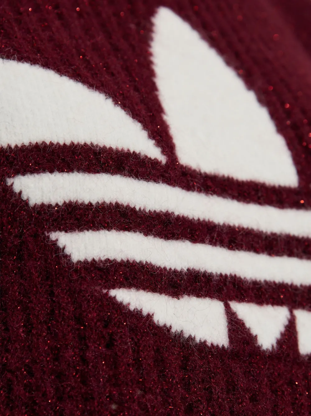 adidas logo stripe knitwear Rood