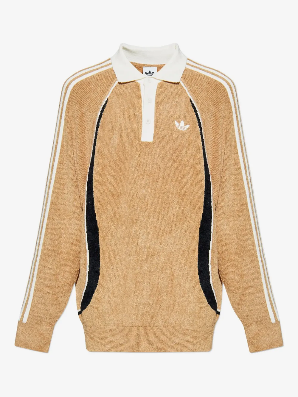 adidas Retro Remix Teamgeist polo sweater | Neutrals | Image 1