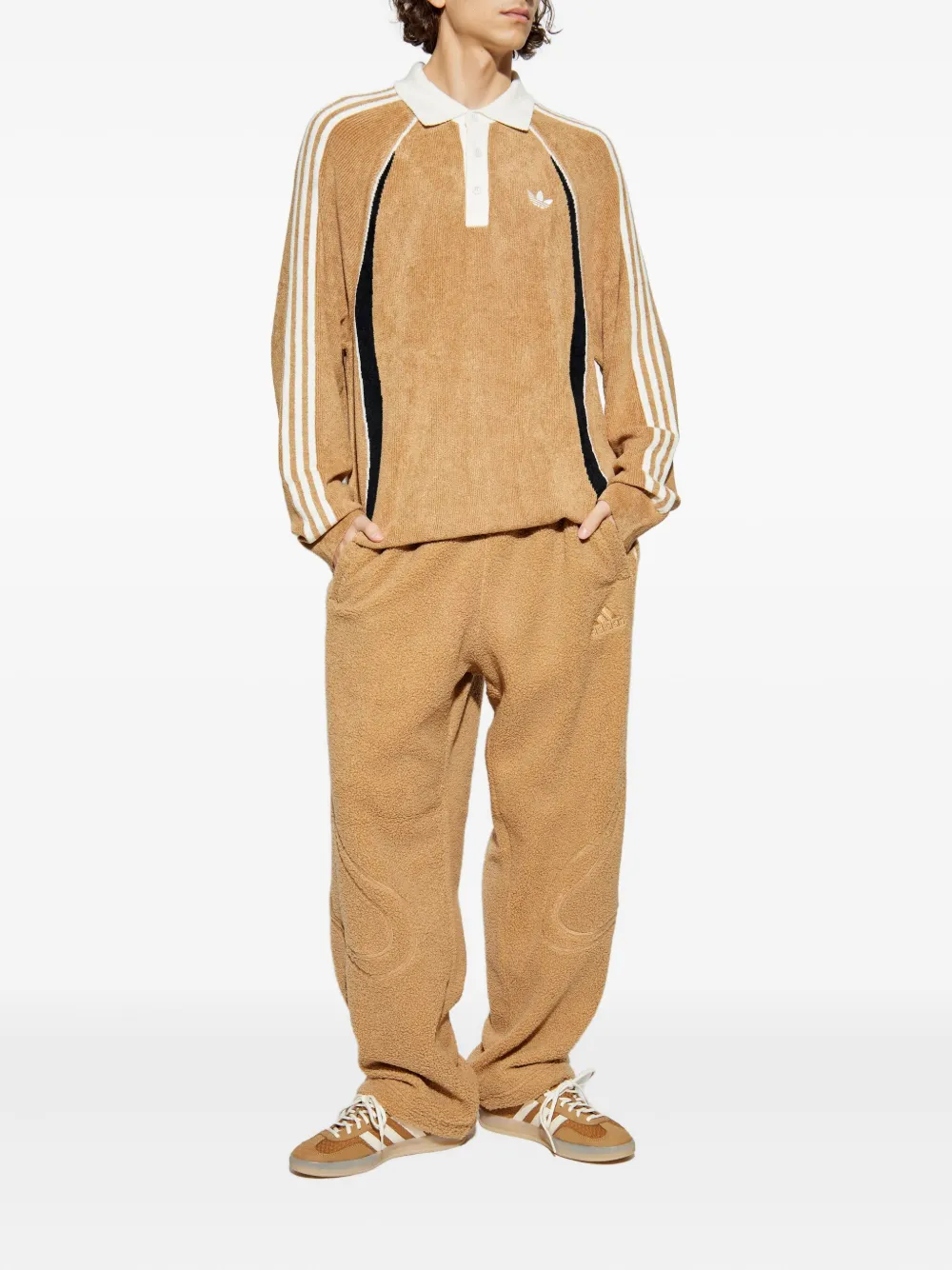 Adidas Retro Remix Teamgeist polo sweater - Beige