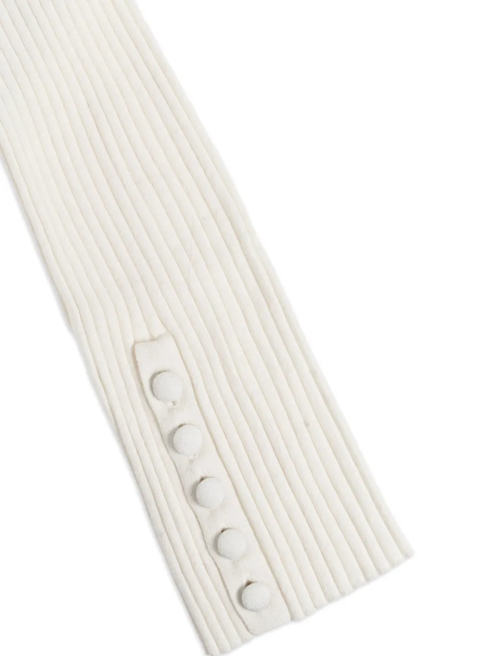 Lisa Yang Geribbelde handschoenen Beige