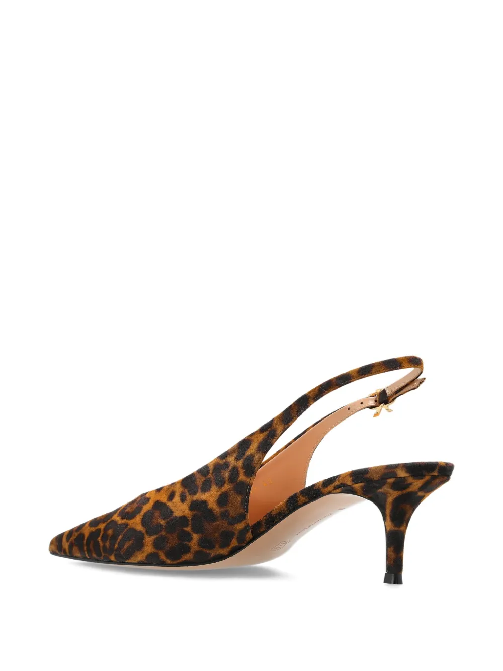 Gianvito Rossi Pointed Slingback Pump In Brown