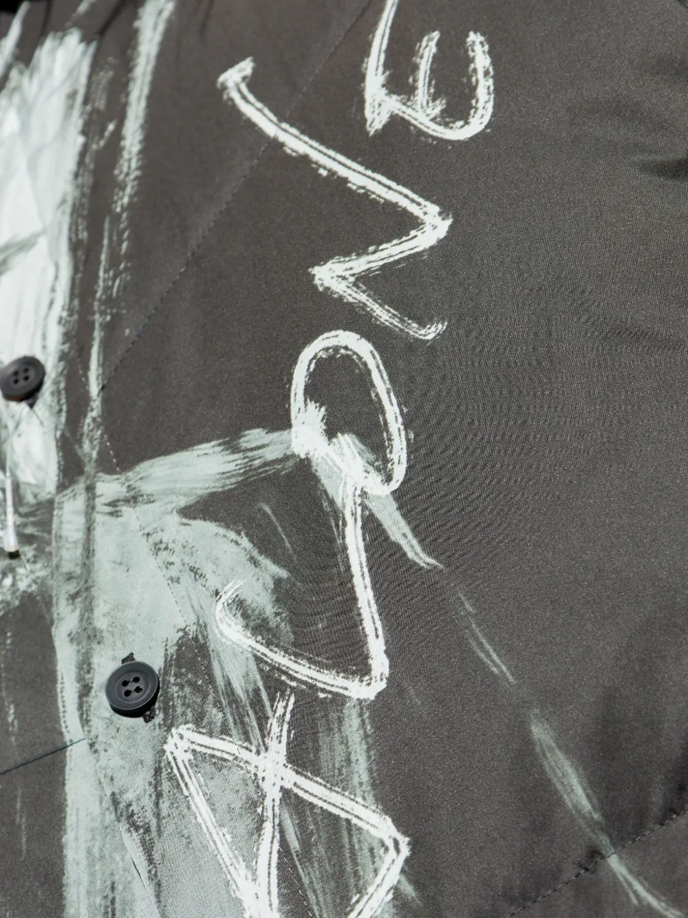 Yohji Yamamoto Quilted Overshirt In Gray
