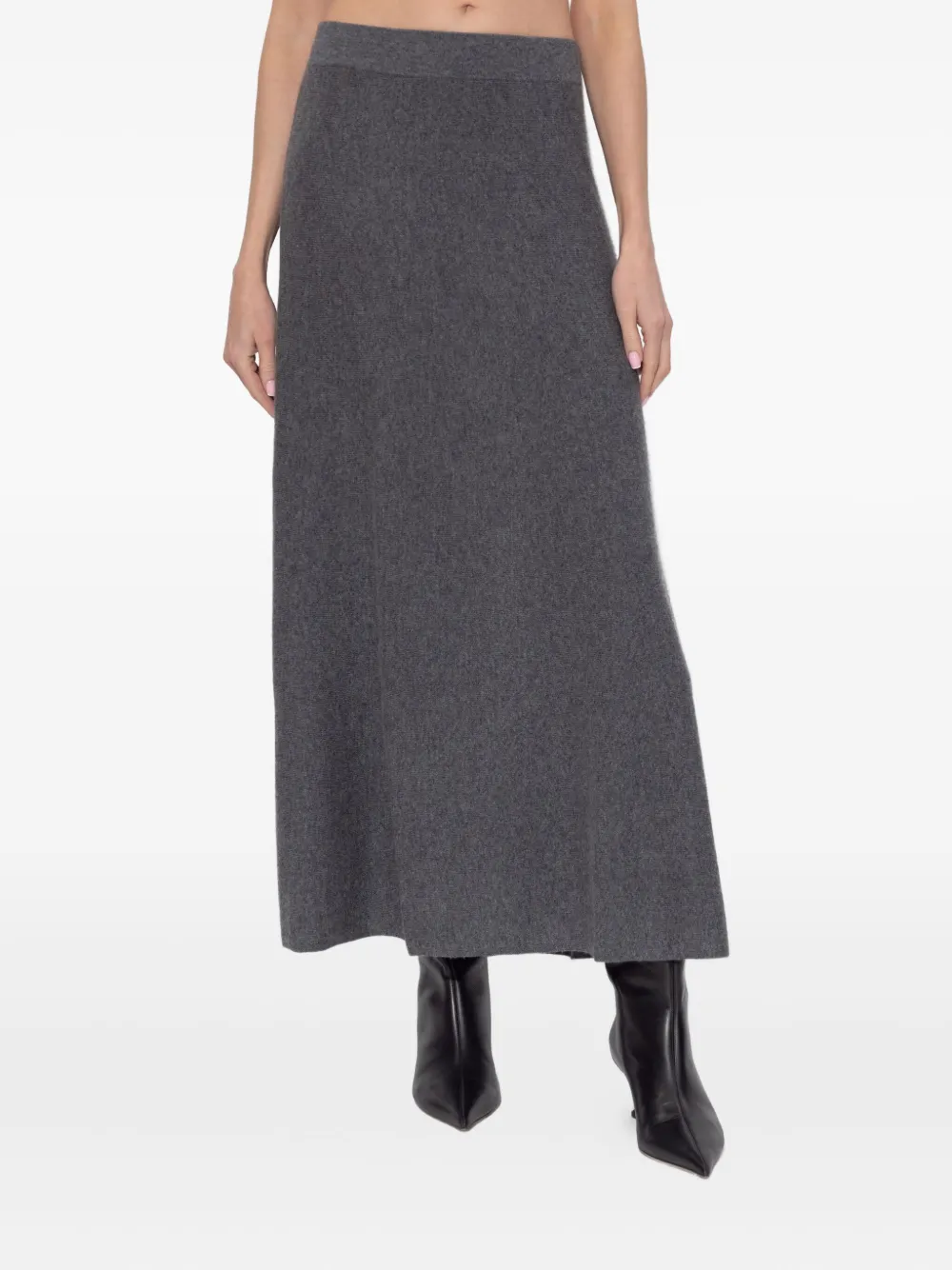 Lisa Yang A-line maxi skirt - Grijs