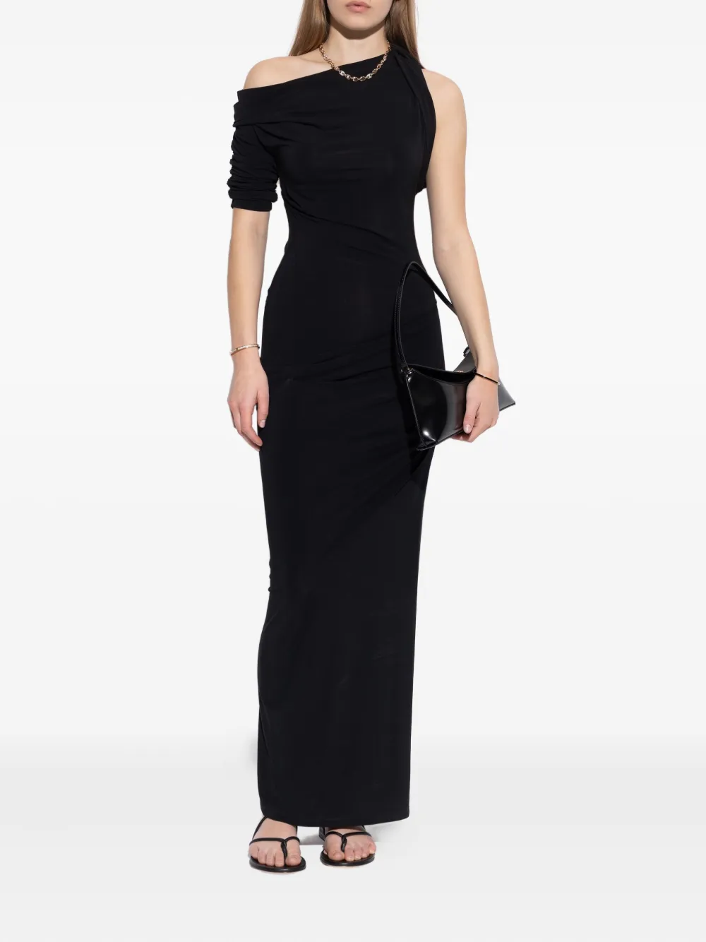 Gianvito Rossi strap-details flat sandals Zwart